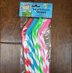 ‼$1 W/ PURCHASE‼New Silicone Straws